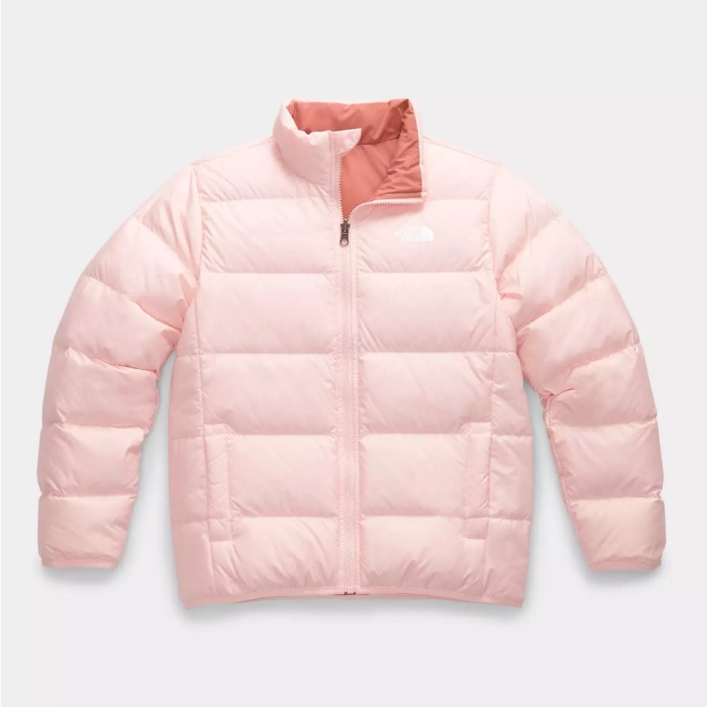 youth reversible andes puffer jacket size L